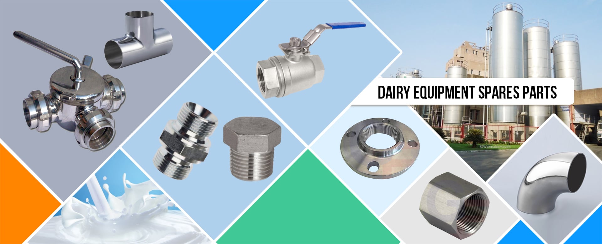 Dairy Equipment Spares Parts Manufacturer