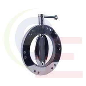 sanitary butterfly valve with pneumatic actuator